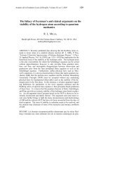 The fallacy of Feynman's and related arguments on the stability of ...
