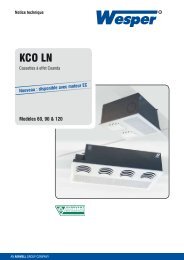 Documentation KCO - Comatec-airwell.com