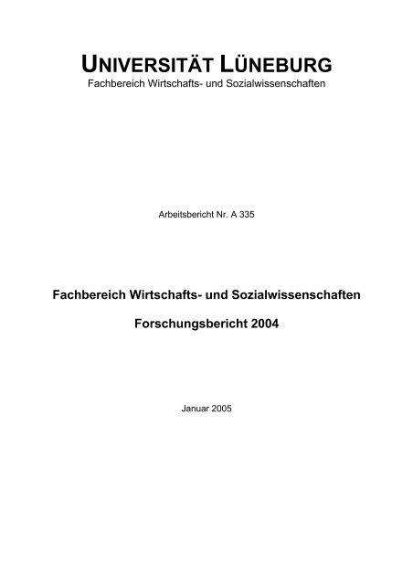 Forschungsbericht 2004 - OPUS-Datenbank