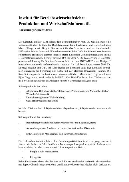 Forschungsbericht 2004 - OPUS-Datenbank