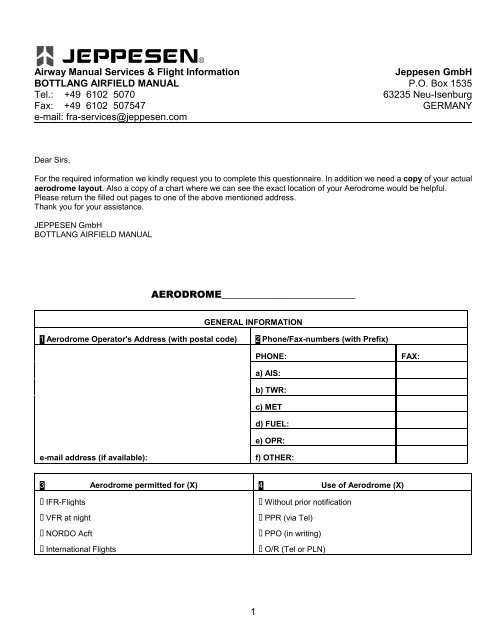 Jeppesen Charts Manual