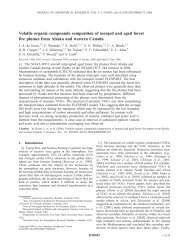 Volatile organic compounds composition of merged and ... - Espo