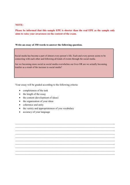 essay writing booklet pdf