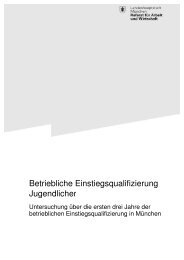 Betriebliche Einstiegsqualifizierung Jugendlicher - Wirtschaft