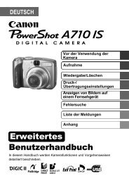 PowerShot A710 IS ... - canon.de