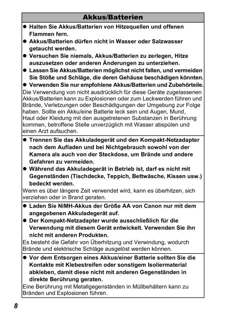 PowerShot A710 IS ... - canon.de