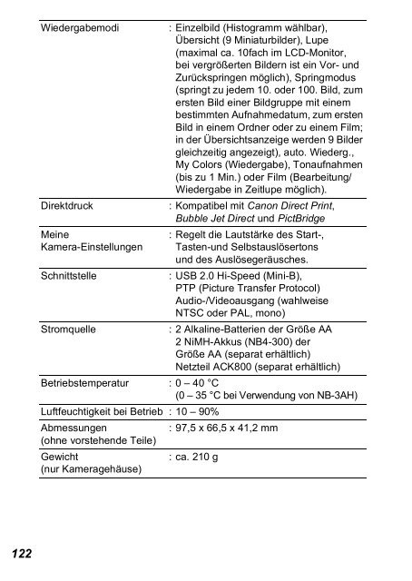 PowerShot A710 IS ... - canon.de