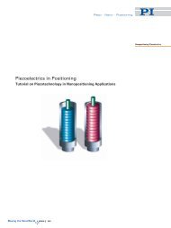 Piezoelectrics in Positioning - PZT & Piezo Actuators: Sub ...