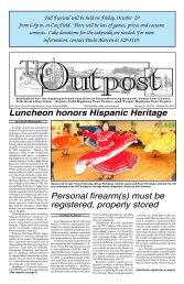 Luncheon honors Hispanic Heritage Personal firearm(s) must be ...