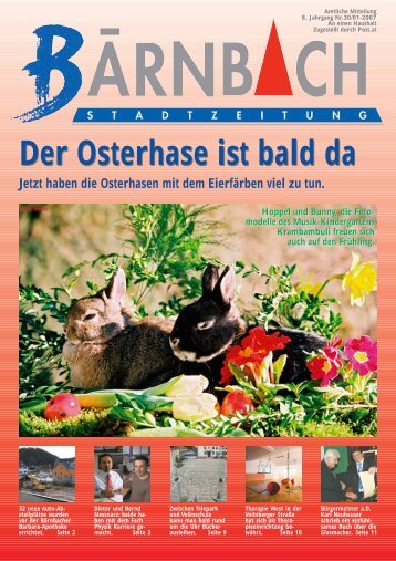 Der Osterhase ist bald da - Bärnbach