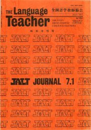 if -lAt.T JOURNAL 7.1 6 - JALT Publications