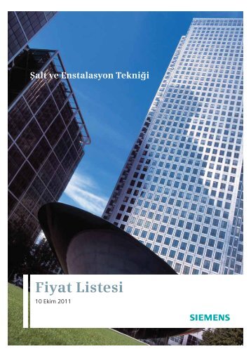 Fiyat Listesi - Siemens