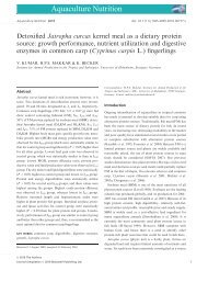 Detoxified Jatropha curcas kernel meal as a dietary protein source ...