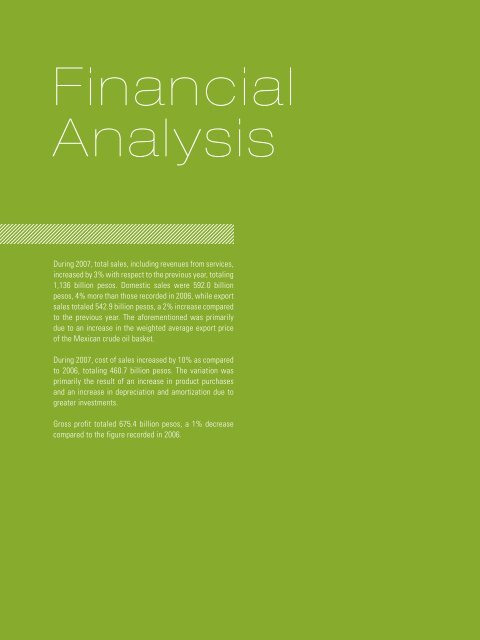 Financial Analysis - Pemex