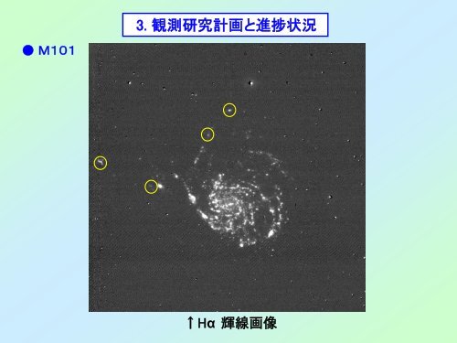 å¤è²æ®åã«ããè¿åæ¸¦å·»éæ²³HIIé åã®ç ç©¶:é²æç¶æ³