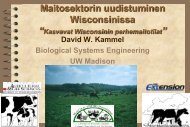 Maitosektorin uudistuminen Wisconsinissa â David ... - ProAgria Oulu