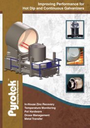 Improving Performance for Hot Dip and Continuous ... - Pyrotek