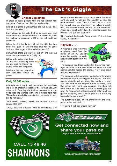 Classic Marque Template April 2013 - Jaguar Drivers Club of South ...