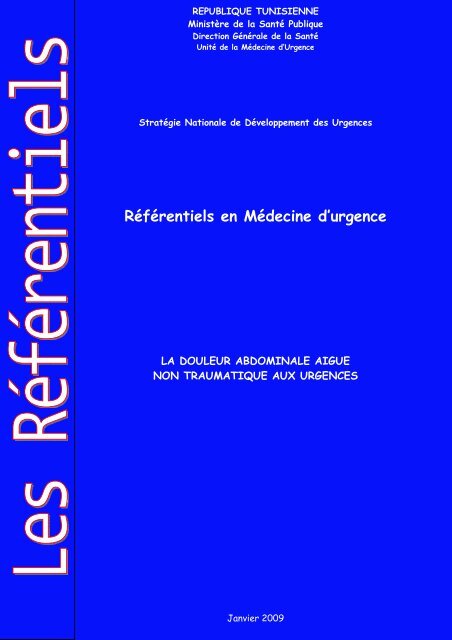 la douleur abdominale aiguÃ« non traumatique aux urgences