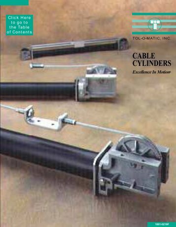 double-acting cable cylinders - Industrial and Bearing Supplies
