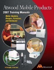 Atwood Mobile Service Training Manual - RV Owner's Manuals