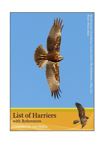 Harrier references - Irish Rare Birds Committee