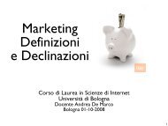 prima-lezione-marketing-01-10-2008 - Corso di CRM di Andrea De ...