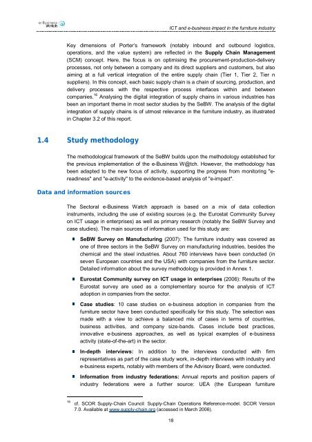 ICT and e-Business Impact in the Furniture Industry - empirica