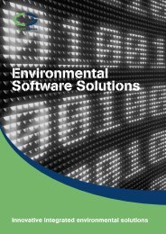 Environmental Software Solutions Brochure - Greenspan