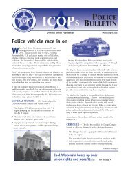 ICOPs Police Bulletin - Illinois Council Of Police