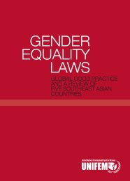 Gender Equality Laws - CEDAW Southeast Asia