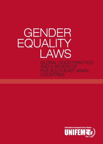 Gender Equality Laws - CEDAW Southeast Asia