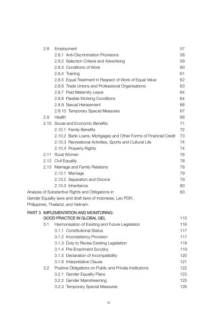 Gender Equality Laws - CEDAW Southeast Asia