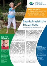 Bayerisch-asiatische Entspannung - Privatpraxis Dr. Siegfried Burger