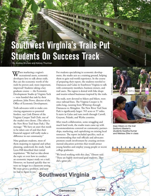 2012â2013 Issue - Outreach & International Affairs - Virginia Tech