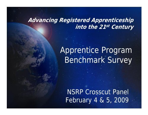 Apprentice Program Benchmark Survey - NSRP
