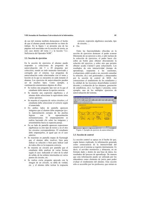 VIII Jornadas de EnseÃ±anza Universitaria de la InformÃ¡tica CÃ¡ceres ...