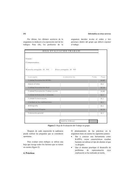 VIII Jornadas de EnseÃ±anza Universitaria de la InformÃ¡tica CÃ¡ceres ...