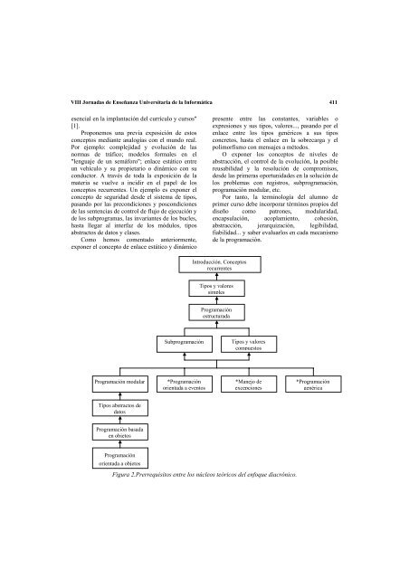 VIII Jornadas de EnseÃ±anza Universitaria de la InformÃ¡tica CÃ¡ceres ...