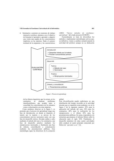 VIII Jornadas de EnseÃ±anza Universitaria de la InformÃ¡tica CÃ¡ceres ...