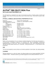 ALPHA OM-338-FC BGA Flux - Lenz