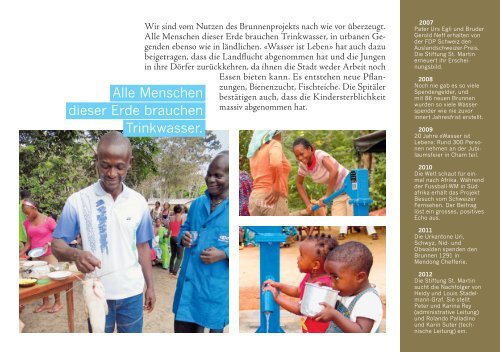 Jahresschrift 2012 - Stiftung St.Martin