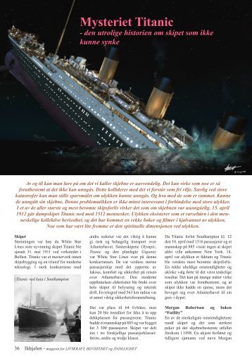 Mysteriet Titanic - Ildsjelen