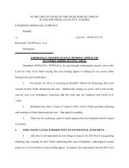 Emergency Motion to Stay Pending Appeal or ... - Stopa Law Firm