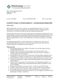 preimplantasjonsdiagnostikk, del I og II - Bioteknologinemnda