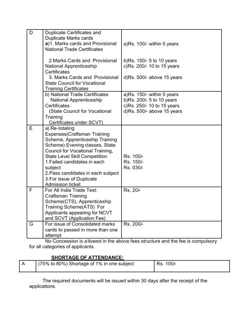 right to information act 2005 - Directorate of Employment and Training