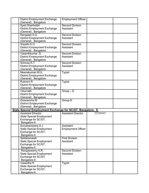 right to information act 2005 - Directorate of Employment and Training