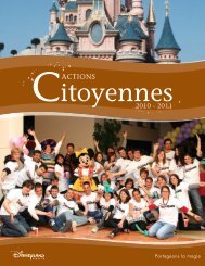 actions - Euro Disney SCA - Disneyland® Paris