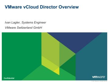 VMware vCloud Director Overview - EDV-Design