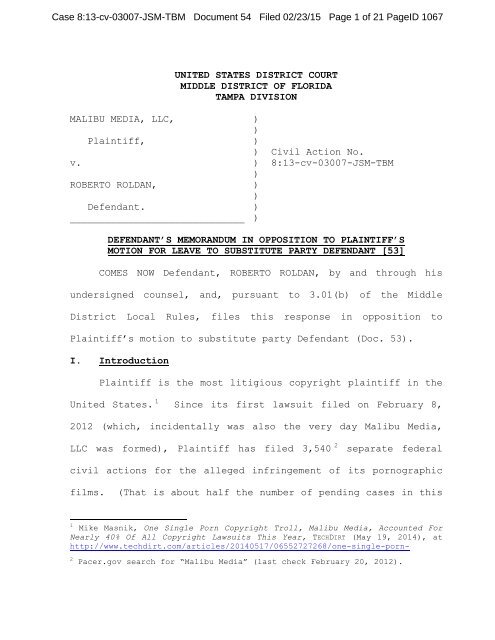 doc-054-def-response-memorandum-to-pl-motion-to-substitute-party-defendant